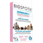 Biospotix Dermocare + пипети за здрава кожа и козина за котки и дребни животни